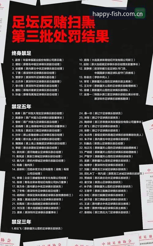 乐鱼体育怎么下载 资深球迷深度解析:足协第三批禁足名单背后的行业震荡与体育精神重塑